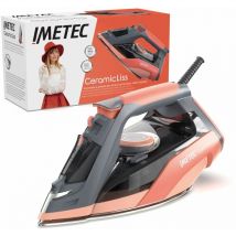 Imetec - Ceramicliss, Plancha De Vapor, Ligera, Manejable, Antical, 180 g De Vapor, Suela Cerámica Deslizante, 2400 w, Mango Ergonómico, Tecnología