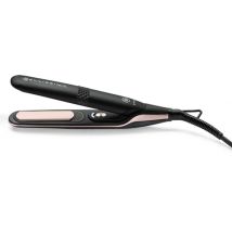 Imetec Bellissima B-mini Piastra Per Capelli Mini Da Borsa E Da Viaggio Rivestimento In Ceramica Multivoltaggio Automatico Nero Rosa