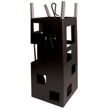 10098 - Camino gioco, quadrato (acciaio inox, 50 x 20 x 20 cm) di colore nero utile - Imex El Zorro