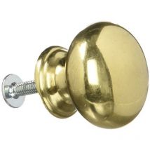 B-76085 – Pomo liscia, ottone lucido, 30 mm - Imex El Zorro