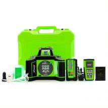 Imex i88G Green Beam Rotating Laser Level Kit + LRX10 Receiver Shockproof Cased