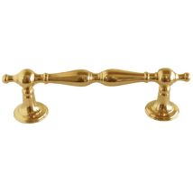 Imex El Zorro B-76011 B-76011-maniglione In Ottone Lucido, 200 Mm, Oro