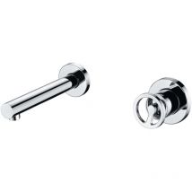 Rubinetto monocomando lavabo con bocca alta - Rubinetto bagno cromato