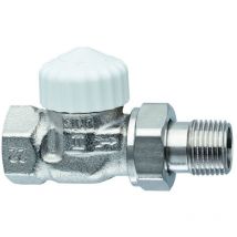 Imi Heimeier Thermostat-Ventilunterteil V-exact ii 'kurz', Durchgang, DN10, vernickelt