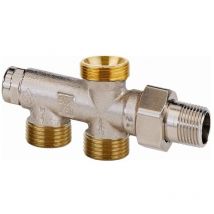 Imi Heimeier Einrohrverteiler Duolux mit Absperrung