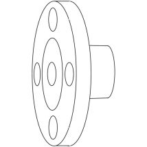 Imi Ta Flanschanschluss G1 1/4x115mm Baulänge 62mm, Ausgang