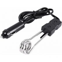 Immersion radiateur, mini voiture électrique portable 12V / 24V eau bouillie radiateur à immersion voyageant Camping pique-nique Nouveau (12V)