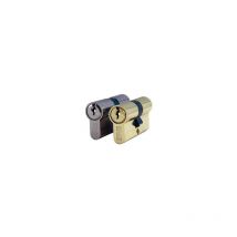 Cylindre européen nickelé varié Série c Ifam 30+30 - 3 clefs - Vis 5x40/5x60 - 14400
