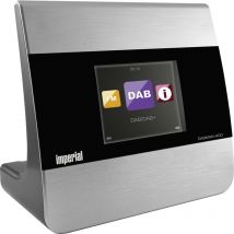 Imperial - dabman i400 Adaptateur pour radio Internet dab+, fm, Internet Bluetooth, dlna, WiFi, radio internet compatible dlna, multiroom argent