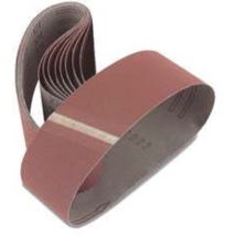 Nastri Carta Abrasiva Per Levigatrici A Nastro - Mm.60x400 Grana 120 Blister Da Pz.3