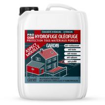 Procom - Imperméabilisant hydrofuge oléofuge anti tâche GARDA9 effet mouillé - terrasse, sol, mur, façade, toiture 5 litres