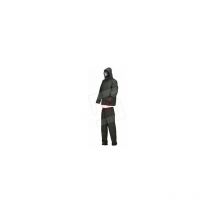 Impermeabile completo giacca+pantalone lluvia con tasche e cappuccio per pioggia taglie: xl