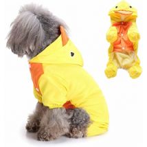 Imperméable canard mignon pour petits chiens (Jaune xs) Fei Yu