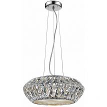 Impex Armel Plafón Cromado 4 Luces led