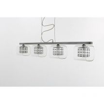 Impex Avignon Raccordo cromato a soffitto a 4 luci