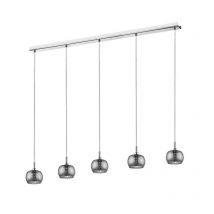 Impex Deni Sospensione a soffitto cromata a 5 luci
