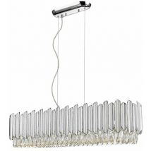 Impex Lighting - Impex Grenada Cristal chromé à 6 ampoules