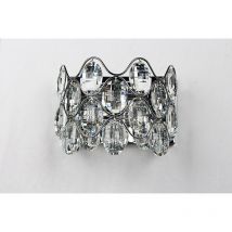 Impex Lighting - Impex Raina Lámpara de pared cromada de 2 luces
