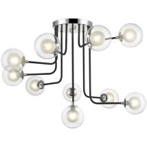 28-impex - Ceiling light Remy Chrome 10 bulbs 56cm