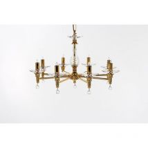 Impex San Marino Lampadario a 8 bracci in oro