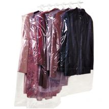 Impostare 3 sacchi mantieni i vestiti trasparenti 66x150 cm in polipropilene