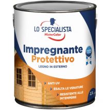 Lo Specialista - Impregnante a solvente noce chiaro per legno Lt2,5