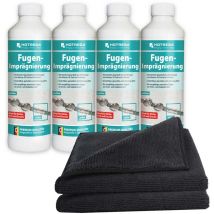 Imprégnation des joints, y compris 2 chiffons en microfibres - Version:4x imprégnation. 2x chiffon microfibre - Hotrega