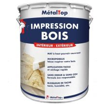 Impression Bois - Pot 5 l Metaltop