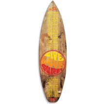 Planche de surf décorative live love surf