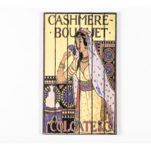 Impression sur bois avec toile multicolore, finition en impression HD, cadre en bois, 3x60x100 cm
