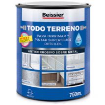 Beissier - Imprimacion multiusos todo terreno al agua 750 ml gris claro