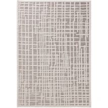 In- & Outdoor-Teppich Flora Grau 80x150 cm benuta Flauschig Weich