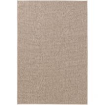 In- & Outdoor-Teppich Iowa Taupe 300x400 cm benuta Flauschig Weich