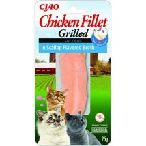 Friandises Pour Chat Inaba - Filet De Poulet Aux Pétoncles, 25 G