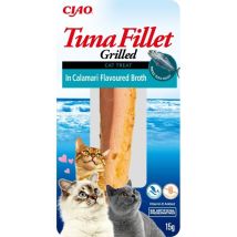 Inaba Friandise Pour Chat Filet De Thon Et Seiche - 15 G Eu007
