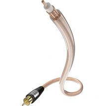 Inakustik 003083101 cavo audio - cavi audio (RCA, RCA, maschio/maschio, oro, trasparente, rame)