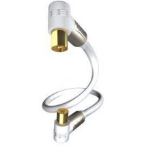 Inakustik 004263015 cable coaxial 1,5 m Blanco