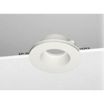 Nobile illuminazione incasso tondo a scomparsa totale installazione in soffitto di cartongesso corpo gesso tondo gu10 9093