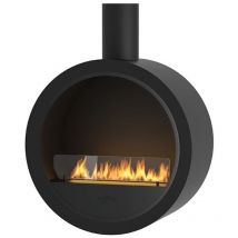 Incircle Slim Bioethanol-Kamin für abgehängte Decken - Runder Design-Biokamin d.70cm