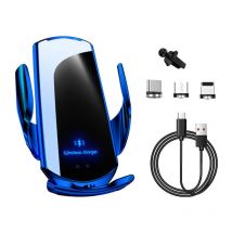 Lifcausal Chargeur sans fil magnétique 15W pour voiture Support de ventilation compatible avec smartphones et pièces gm