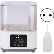 Jeffergarden Incubateur 6 ufs, couveuse de volaille entièrement automatique avec contrle de la température pour ferme, prise ue 220V