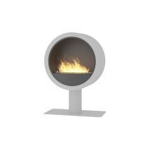 Incyrcle Stand - Biocamino Da Pavimento Freestanding, Bianco