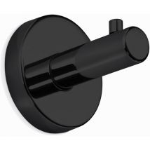 Inda - Appendiabiti a gancio Gealuna in acciaio nero