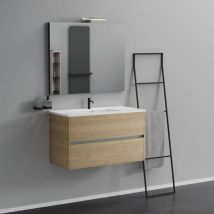 Mobile bagno 2 cassetti L.100 con lavabo specchio e - Inda