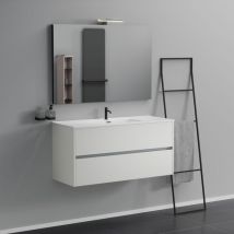 Mobile bagno 2 cassetti L.120 con lavabo specchio e - Inda