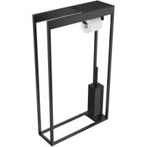 Piantana con portarotolo e portascopino Indissima in - Inda