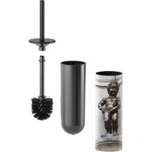 Scopino bagno da appoggio My Art - Manneken interno grigio - Inda