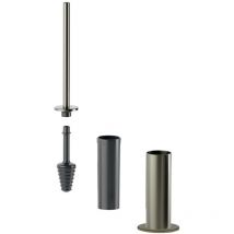 Scopino bagno da appoggio My Minilove gun metal spazzolato - Inda