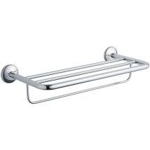 Inda - Toallero Hotellerie de latón cromado L.57 cm