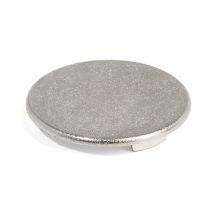 Indaux - tapa embellecedora metal ø25 niquelada , 0UNIDADES